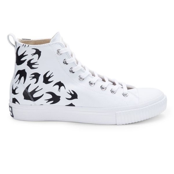 Alexander McQueen Other - MCQ ALEXANDER MCQUEEN Swallow Swarm High-Top Sneakers NWOB